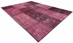 Koberec ANTIKA 127 patchwork ružový