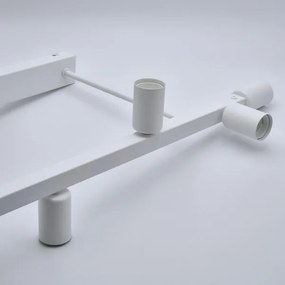 Luster na tyči ASTRID 6xE27/60W/230V biela