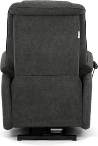 Polohovacie kreslo sivé, elektrické TV-L8963 GREY2