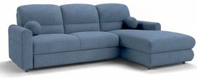 Rohová sedacia súprava Fiord P Rebel 11 modrá