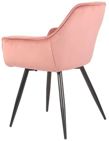 DIZAJNOVÁ STOLIČKA DIANE ZAMAT PUDROVO RUŽOVÁ LÁTKA