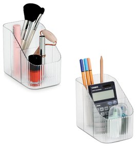 Zeller Present Kosmetický stojan, organizér na stůl s 3 přepážkami PETITE