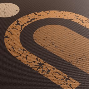 Obraz - Oranžové oblúky N⁰3 (150x105 cm)