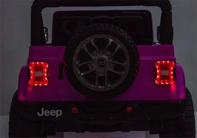 LEAN CARS Batéria pre vozidlá Jeep Rubicon 4x4 DK-JWR556 4x200W 24V ružová