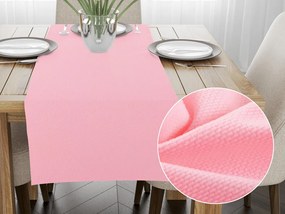Biante Zamatový behúň na stôl Velvet Brick SVB-207 Ružový 35x140 cm