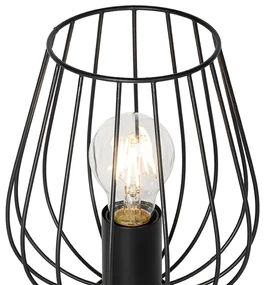 Moderná stolná lampa čierna - Palica