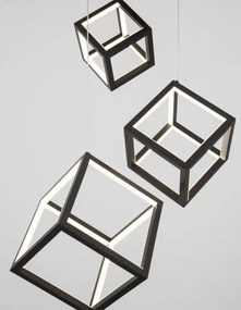 LED luster Gabbia 56 čierne