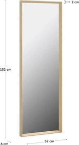 Nástenné zrkadlo 52x152 cm Nerina – Kave Home