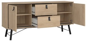 Komoda v dekore duba v prírodnej farbe 150x72x40 cm Ry – Tvilum