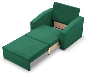 Kreslo ORBIT Kronos rozkladacie, fľaškovo zelené