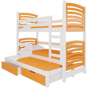 Poschodová detská posteľ 180x75 cm. Vlastná spoľahlivá doprava až k Vám domov. 1052119