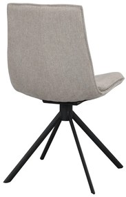 Béžové otočné jedálenské stoličky v súprave 2 ks Lowell - Rowico