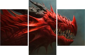 Obraz - Drak (90x60 cm)