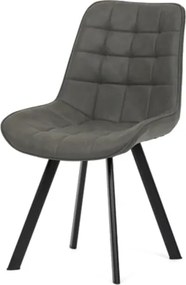 Jedálenská stolička Autronic 53x87 cm sivá látka HC-V3066 GREY3