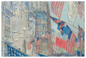 Obraz - Childe Hassam, Allies day, reprodukcia (90x60 cm)