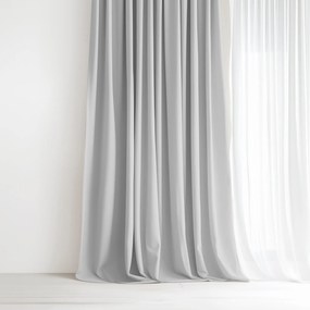 Goldea dekoračný záves - sivý 240x150 cm
