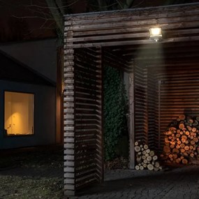 LED vonkajší reflektor so snímačom LED/50W/230V 4500K IP65 čierny