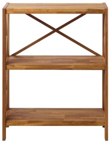 Dizajnový regál Walworth 87 cm prírodný dub