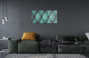 Obraz na skle Geometrický vzor diamantov 125x50 cm