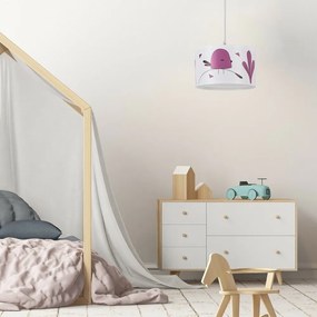 Rabalux 72069 detský závesný luster Fowly, biela