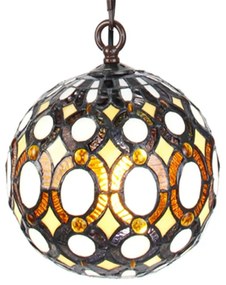 Lampa Tiffany závesná luster Ø20X116