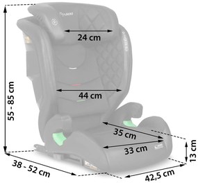 Detská autosedačka Nukido Louis, 15-36 kg | ISOFIX