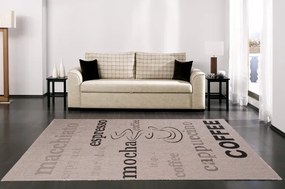 Koberec šnúrkový Floorlux 20220 strieborný / čierny
