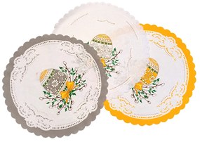 Veľkonočný okrúhly obrus Homa EGG Ø 35 cm