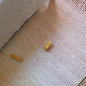 Oranžovo-ružový umývateľný koberec 100x150 cm Kirthy - Nattiot