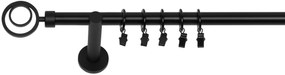 Dekodum Garniža Orbio 19 mm čierna matná jednoduchá Dĺžka (cm): 140