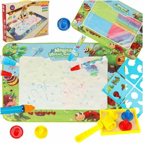 KIK Magická vodná podložka na maľovanie pre deti 120 x 90 cm – sada Lúka, bez neporiadku