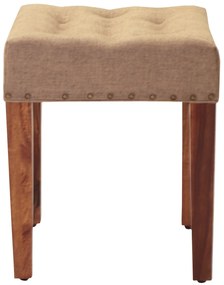 furniture-nabytek.cz - Drevený taburet s poťahom 40x45x40 z masívu palisander