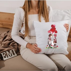 Dekoratívny vankúš First Love 40x40 cm EMI