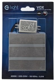 Schodiskové LED svietidlo Vox, 1x LED 0,6w, 4000k, s