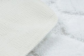 Sada kúpeľňových koberčekov SUPREME STONES kamienky, biela