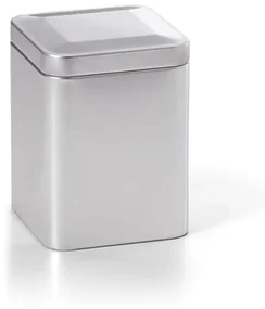 Stříbrná dóza na čaj hranatá Pure