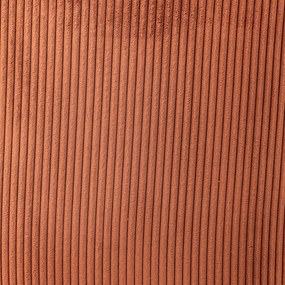 Oranžové menčestrové kreslo ušiak Pradi – Bloomingville