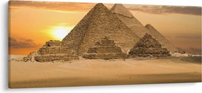 Obraz - Pyramídy (120x50 cm)