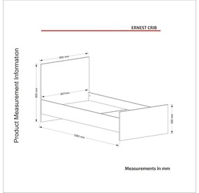 Jednolôžková posteľ 90 cm Ernesto (biela). Vlastná spoľahlivá doprava až k Vám domov. 1088495