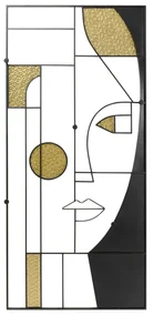 Art Girl Face nástenný vešiak viacfarebný 90x200 cm