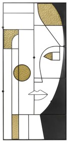 Art Girl Face nástenný vešiak viacfarebný 90x200 cm