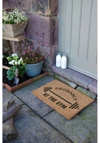 Rohožka z kokosového vlákna 40x60 cm Probably At The Gym – Artsy Doormats