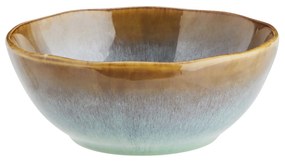 MADAM STOLTZ Kameninová miska Green Reactive Glaze Small