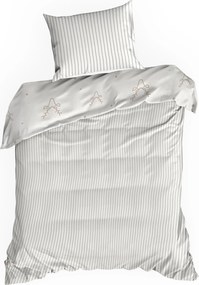 VIANOČNÉ SATÉNOVÉ OBLIEČKY BOSQUE 160X200 CM, 2 KS 70X80 CM VZOROVANÉ