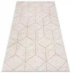 styldomova Krémovo-béžový FEME koberec B403 kocka