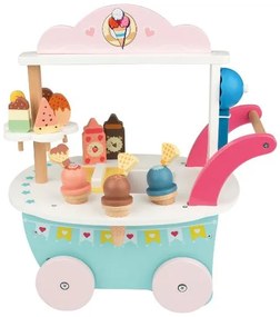 lupilu®  Drevený zmrzlinársky vozík/Pec na pizzu (zmrzlinársky vozík)  (100394095)