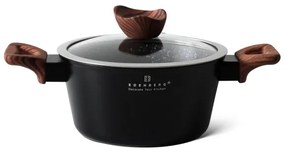 Dizajnová 8-dielna sada hrncov čierno-hnedá