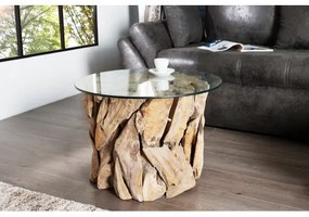 Konferenčný stôl 23208 60x60cm Drevo Teak  - Komfort-nábytok