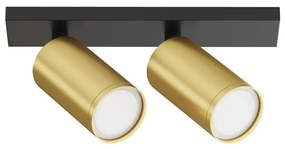 Maytoni C051CL-U-02BMG - Bodové svietidlo FOCUS 2xGU10/10W/230V zlatá/čierna
