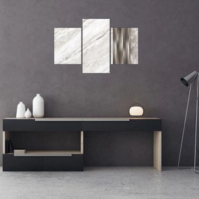 Obraz - Mramor so striebornými linkami (90x60 cm)